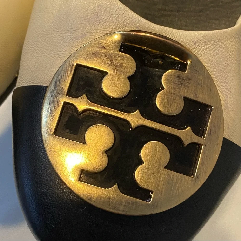 TORY BURCH Claire Cap Toe Ballet Flats - Picture 8 of 12